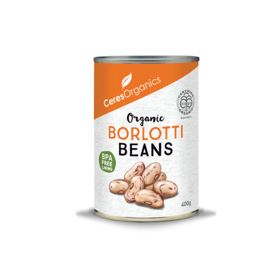 Ceres Organics Borlotti Beans 400g