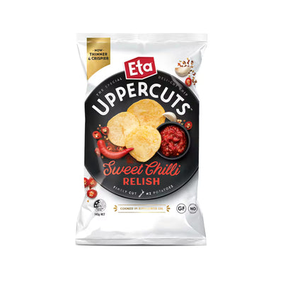 Eta Uppercuts Deli Cut Sweet Chili Relish Chips 140g