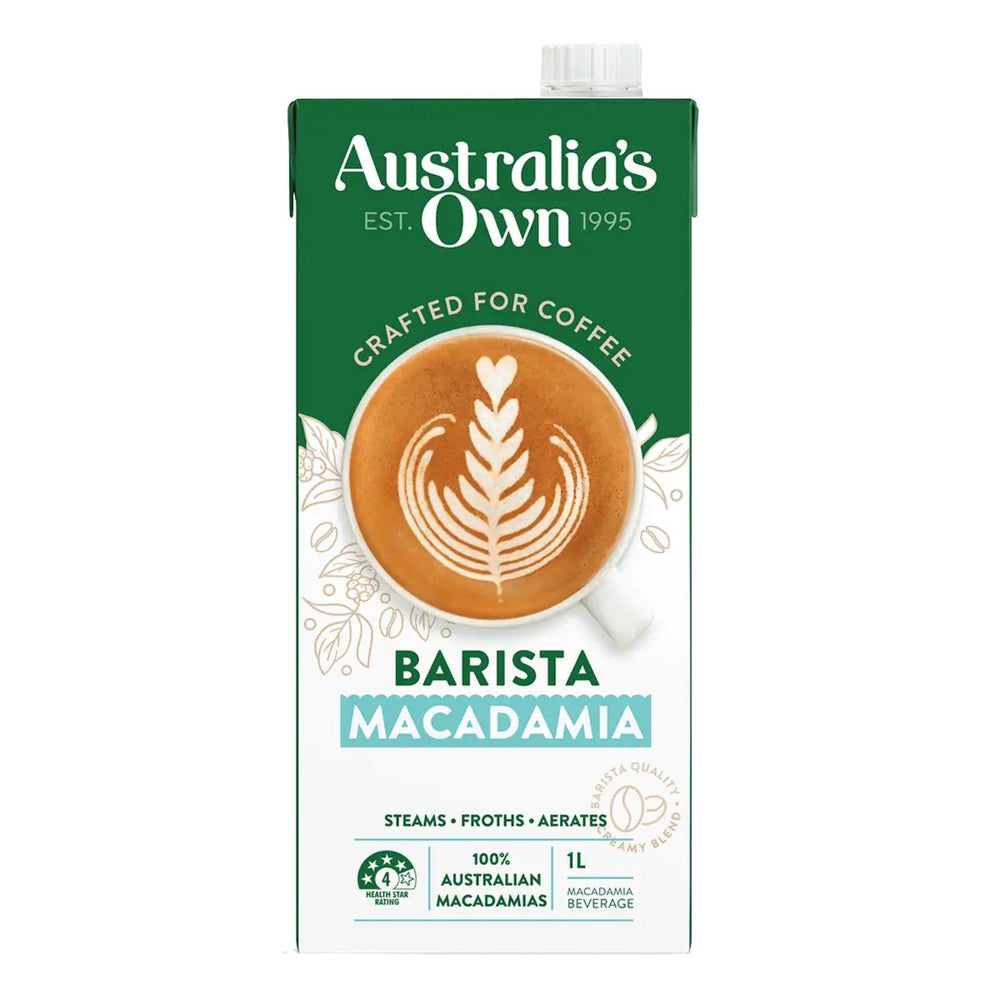 Autsralia's Own Barista Macadamia Milk 1L