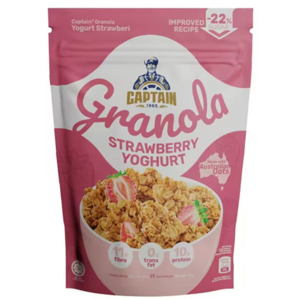 Captain Oats Granola Strawberry Yoghurt 220g (highest price)