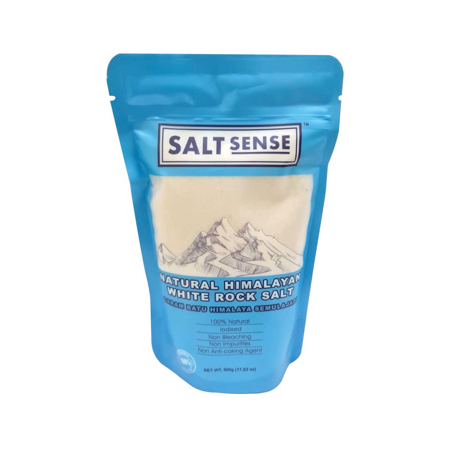 Salt Sense Natural Himalayan White Rock Salt 500g