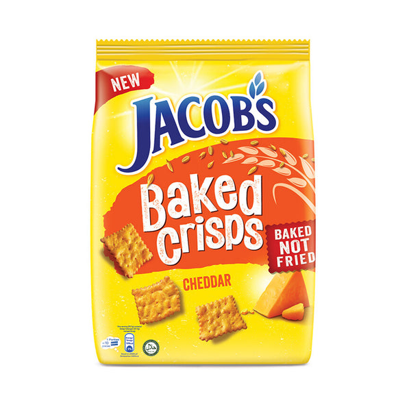 Jacobs Baked Crisps Cheddar Flavour 229g (highest price)