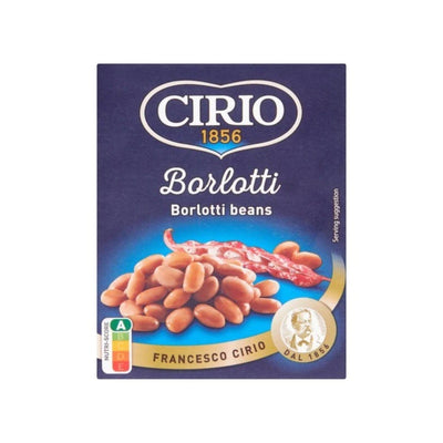 Cirio Borlotti Beans Tetra Pack 380g