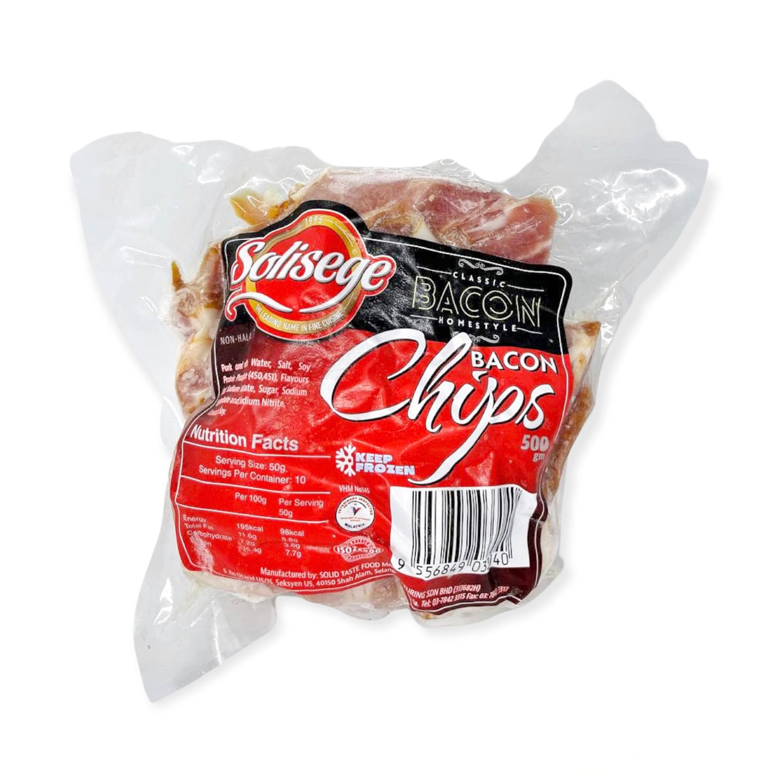 [NON-HALAL] Full Glory Streaky Bacon 500g
