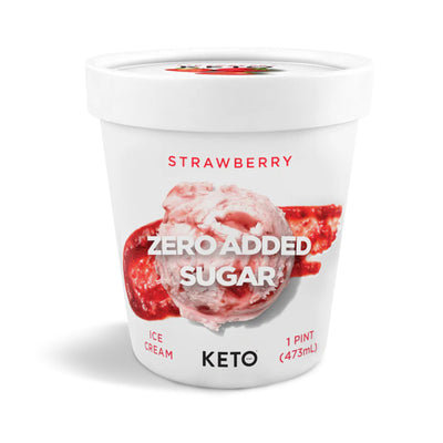 Keto Strawberry Ice Cream 473ml