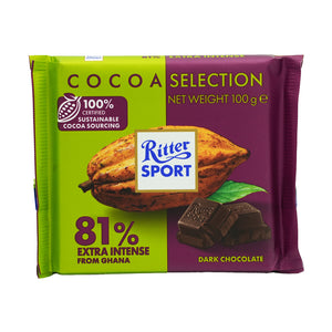 Ritter Sport Ghana 81% Cocoa 100g