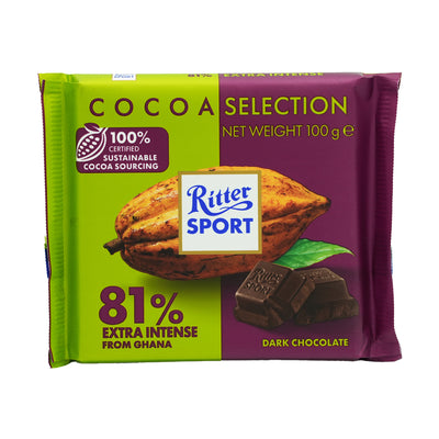 Ritter Sport Ghana 81% Cocoa 100g