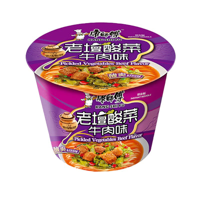Kang Shi Pickled Vegetable Beef Flavor Bowl 122g