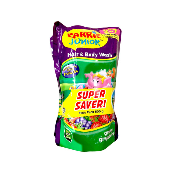Carrie Junior Hair Body Groovy Grapeberry Twin Refill 500g (highest price)