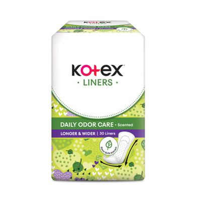 Kotex Fresh Long and Wider Daun Sirih 30sheets x 3