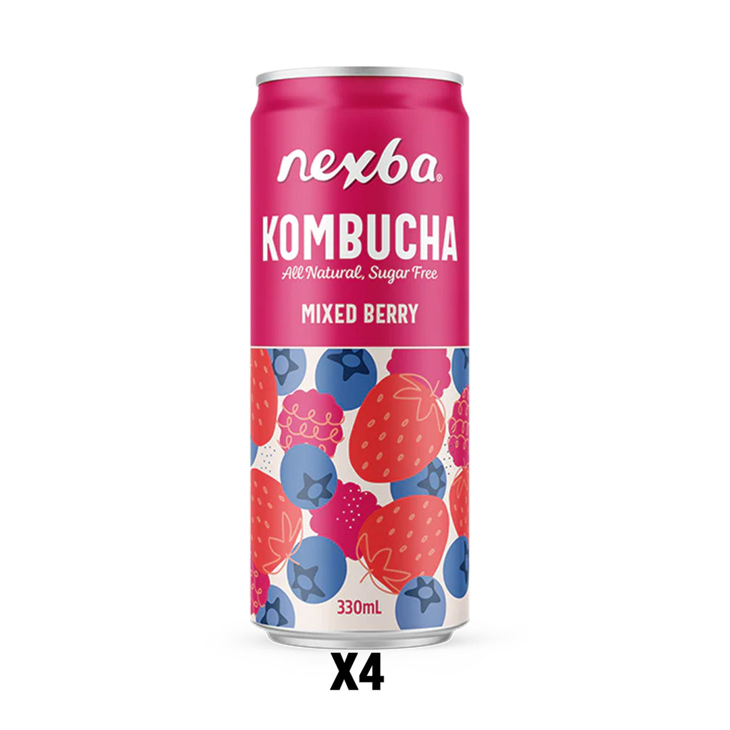 Nexba Mixed Berry Kombucha Drink 330ml