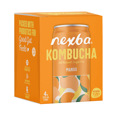 Nexba Mango Kombucha Drink 330ml