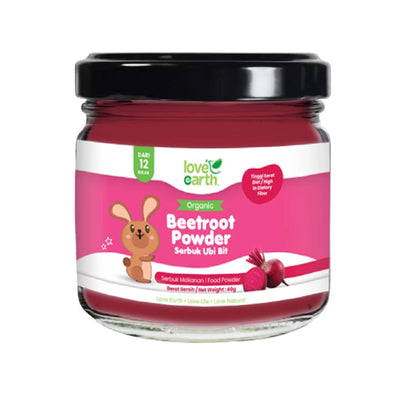 Love Earth Organic Baby Food Powder Beetroot 40g
