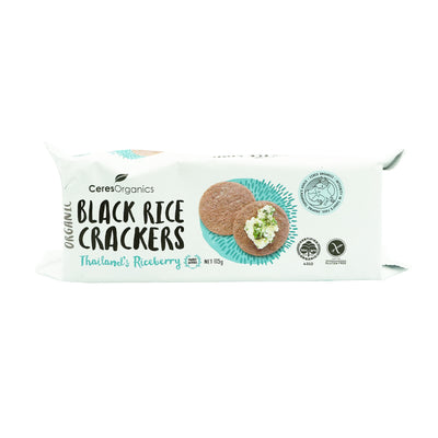 Ceres Organics Black Rice Cracker 115g