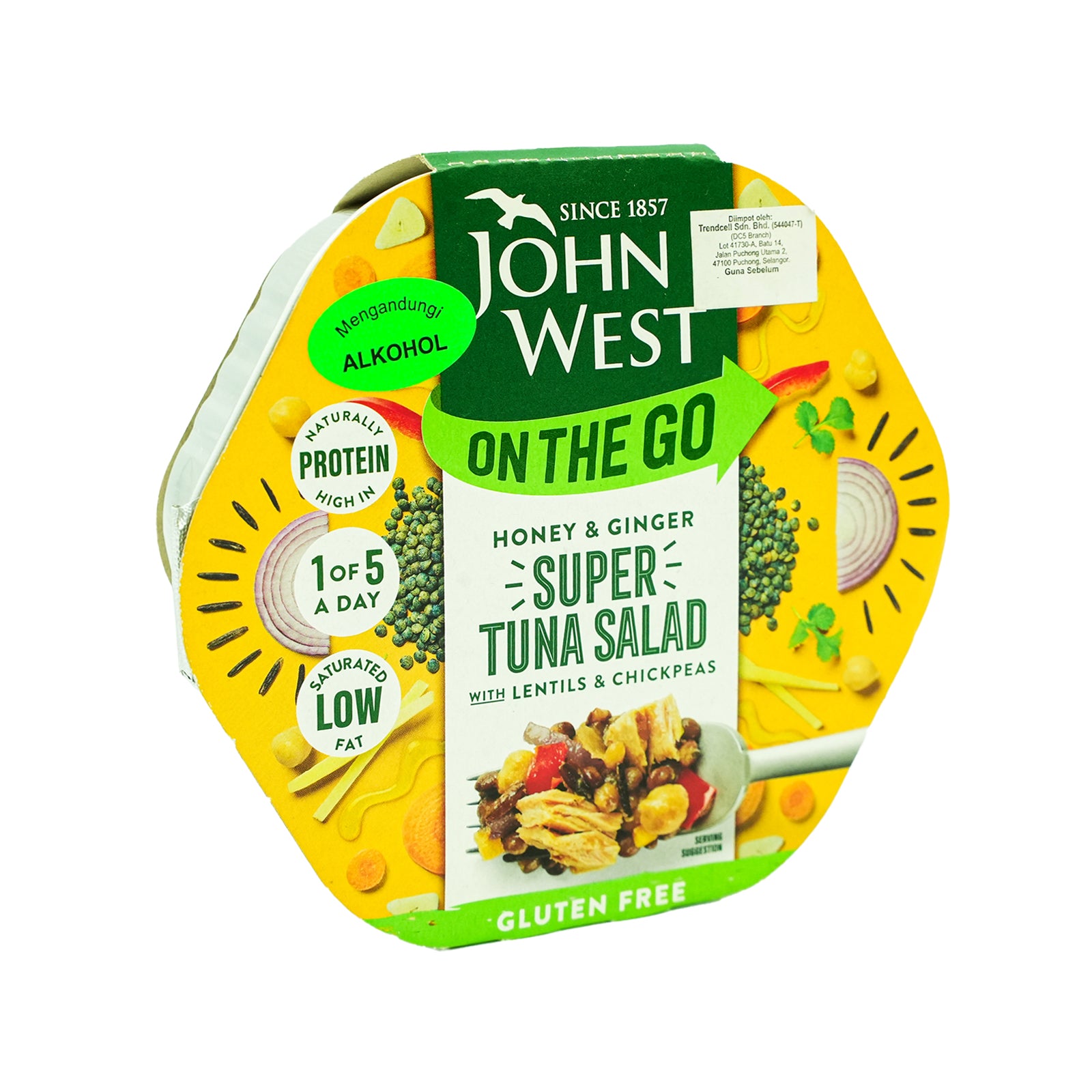 John West On The Go Honey and Ginger Super Tuna Salad 220g