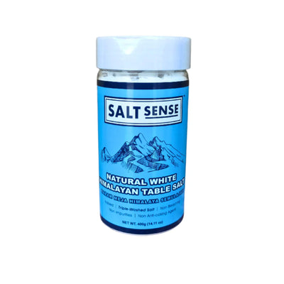 Salt Sense Natural Himalayan White Table Salt 400g
