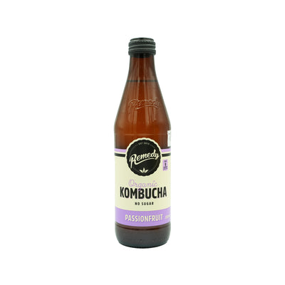 Remedy Organic Kombucha Passionfruit Drink 330ml