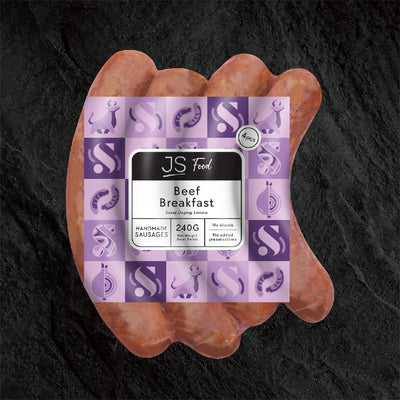 JS Meats Beef Breakfast Sausage 4pcs/pack