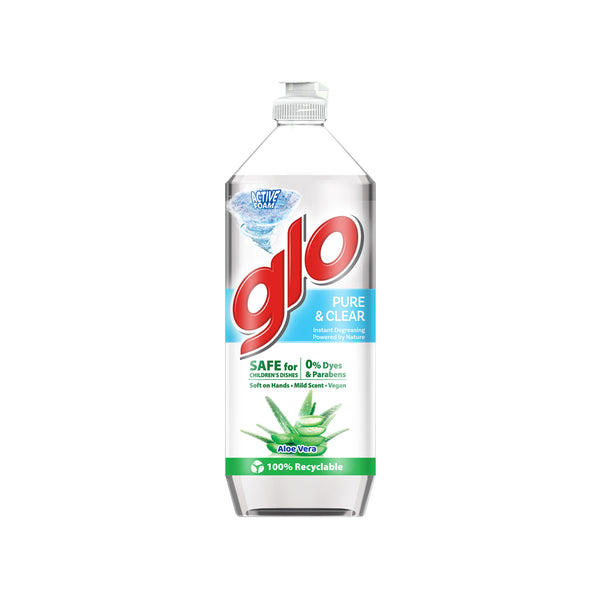 Glo Pure and Clear Aloe Vera Dishwashing Liquid 800ml (highest price)