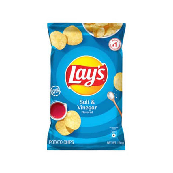 Lays Salt And Vinegar Potato Chips 170g (highest price)