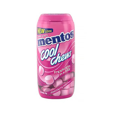 Mentos Cool Chews Mixed Berry Mint Bottle 30g