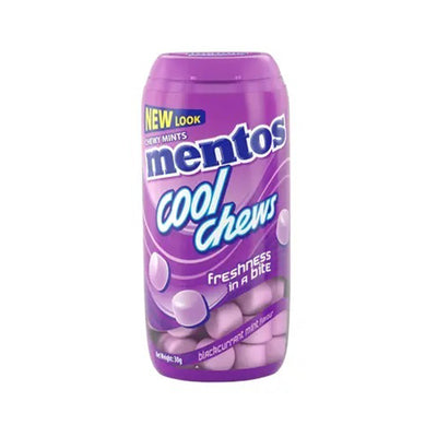 Mentos Cool Chews Blackcurrant Mint Bottle 30g