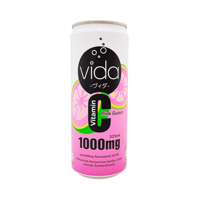 Vida C Pink Guava Sparkling Drink 325ml