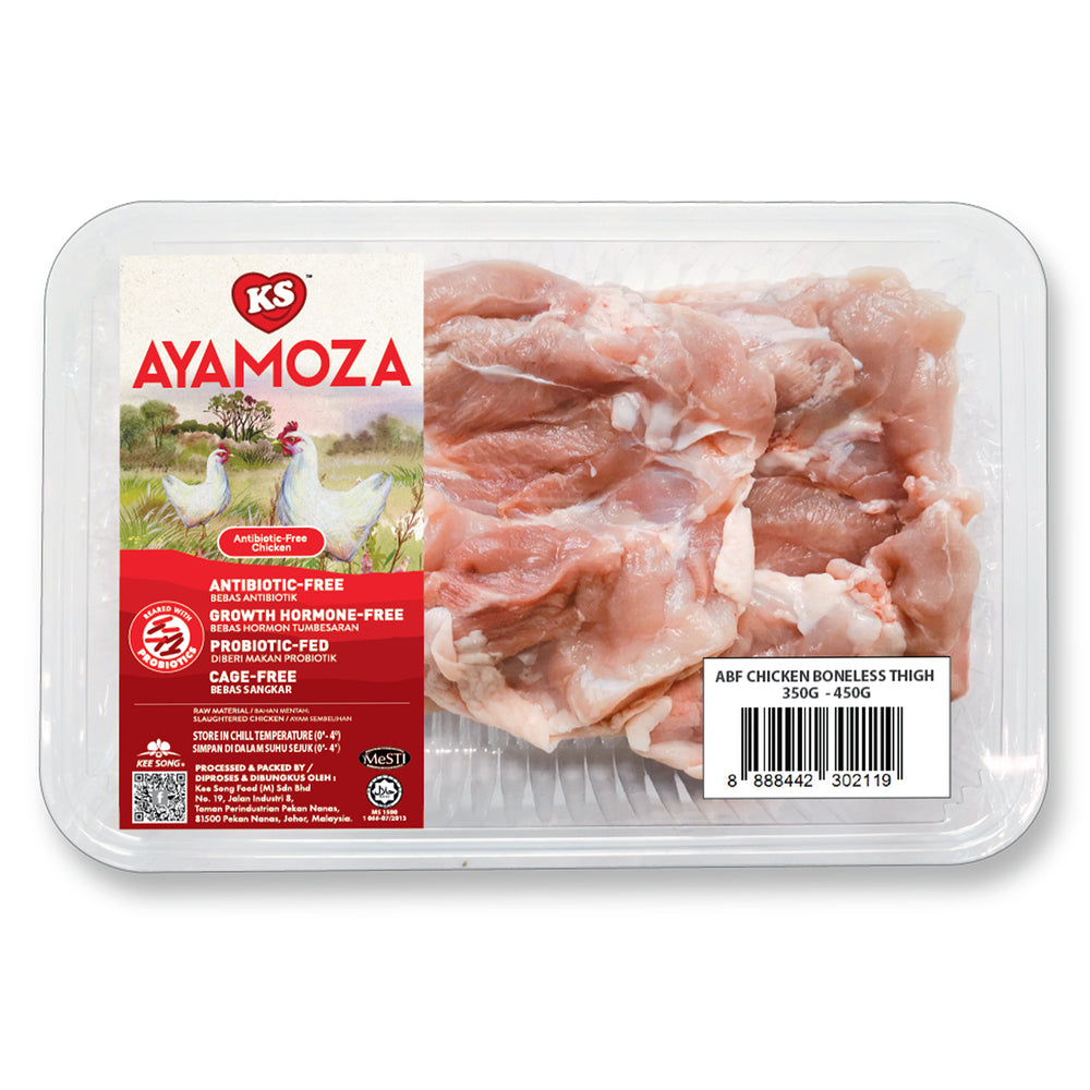KS Ayamoza ABF Boneless Chicken Thigh 400g+/-