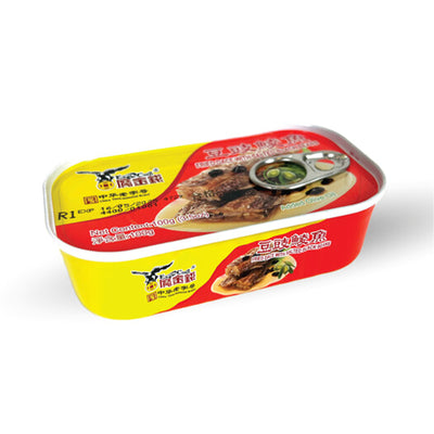 Engle Coin Fried Dace with Salted Black Beans 100g