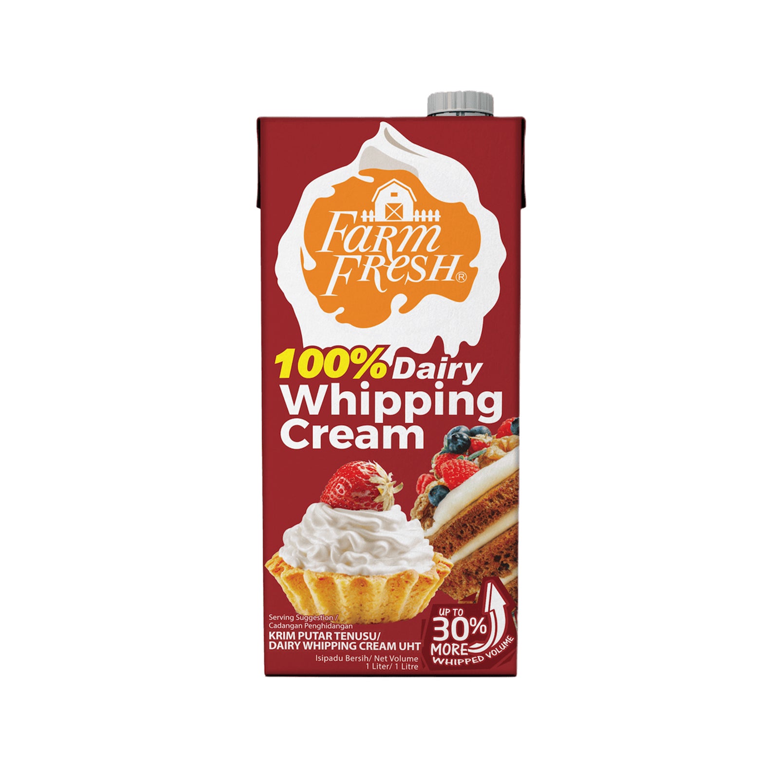 FARM FRESH UHT DAIRY WHIP CREAM 1L
