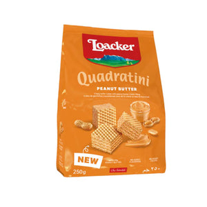 Loacker Wafer Quadratini Peanut Butter Wafer 250g