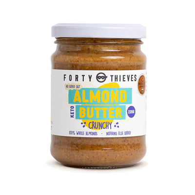 Forty Thieves Almond Butter Crunchy Spread 235g