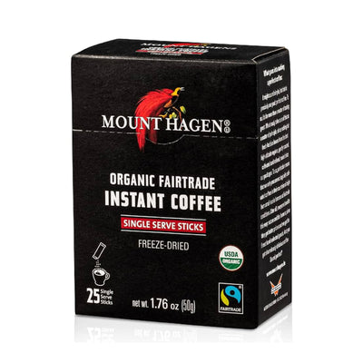 Mount Hagen Organic Fair Trade Instant Coffee Sticks 2g x 25