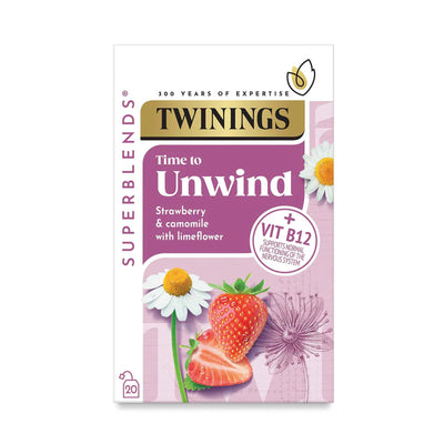 Twinings Unwind Strawberry & Camomile 20pcs/pack