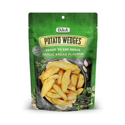 DJ and A Potato Wedges Garlic Flavor 100g