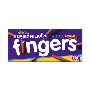 Cadbury Salted Caramel Fingers 114g
