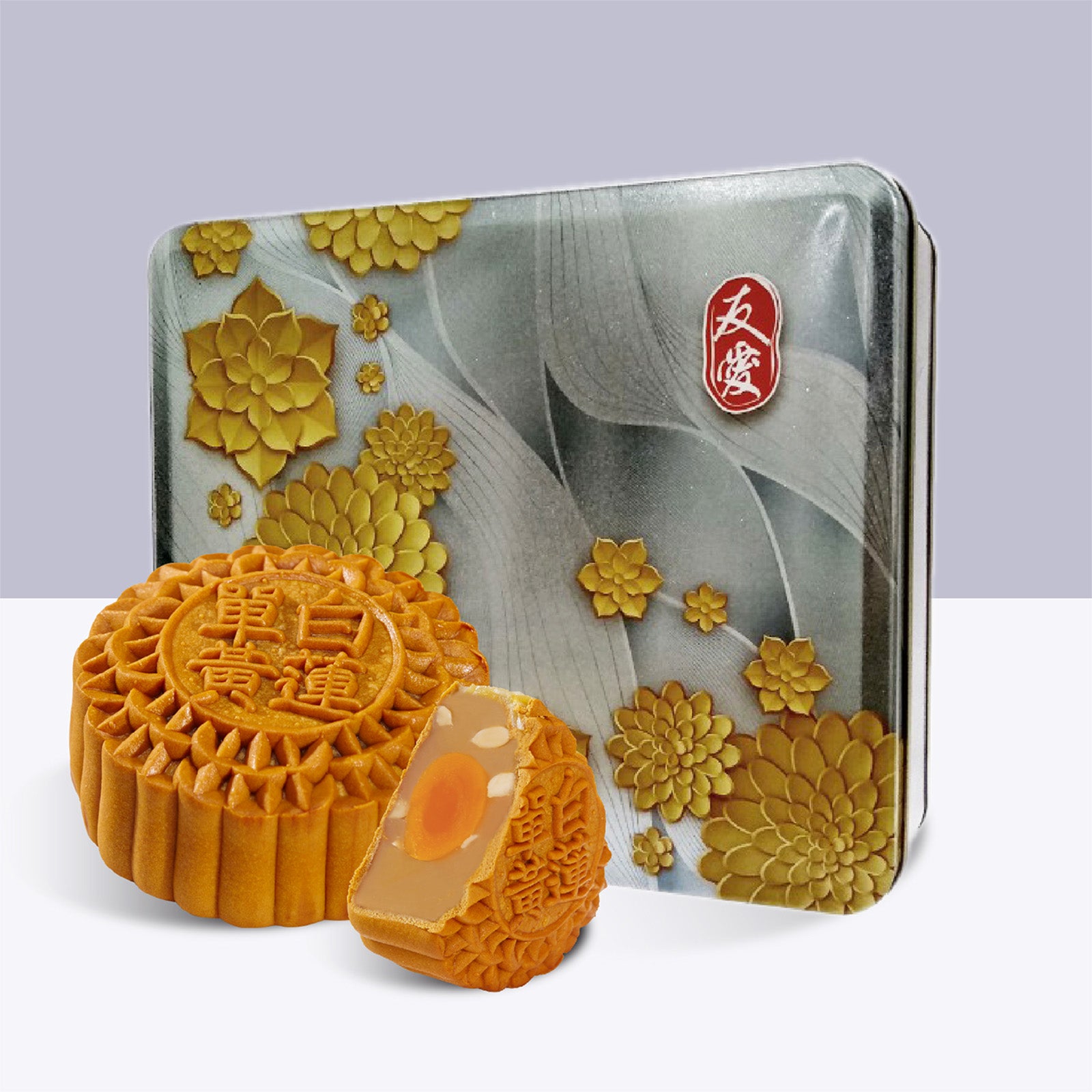 Yu Ai White Lotus with Crushed Yolk Big Mooncake 750g