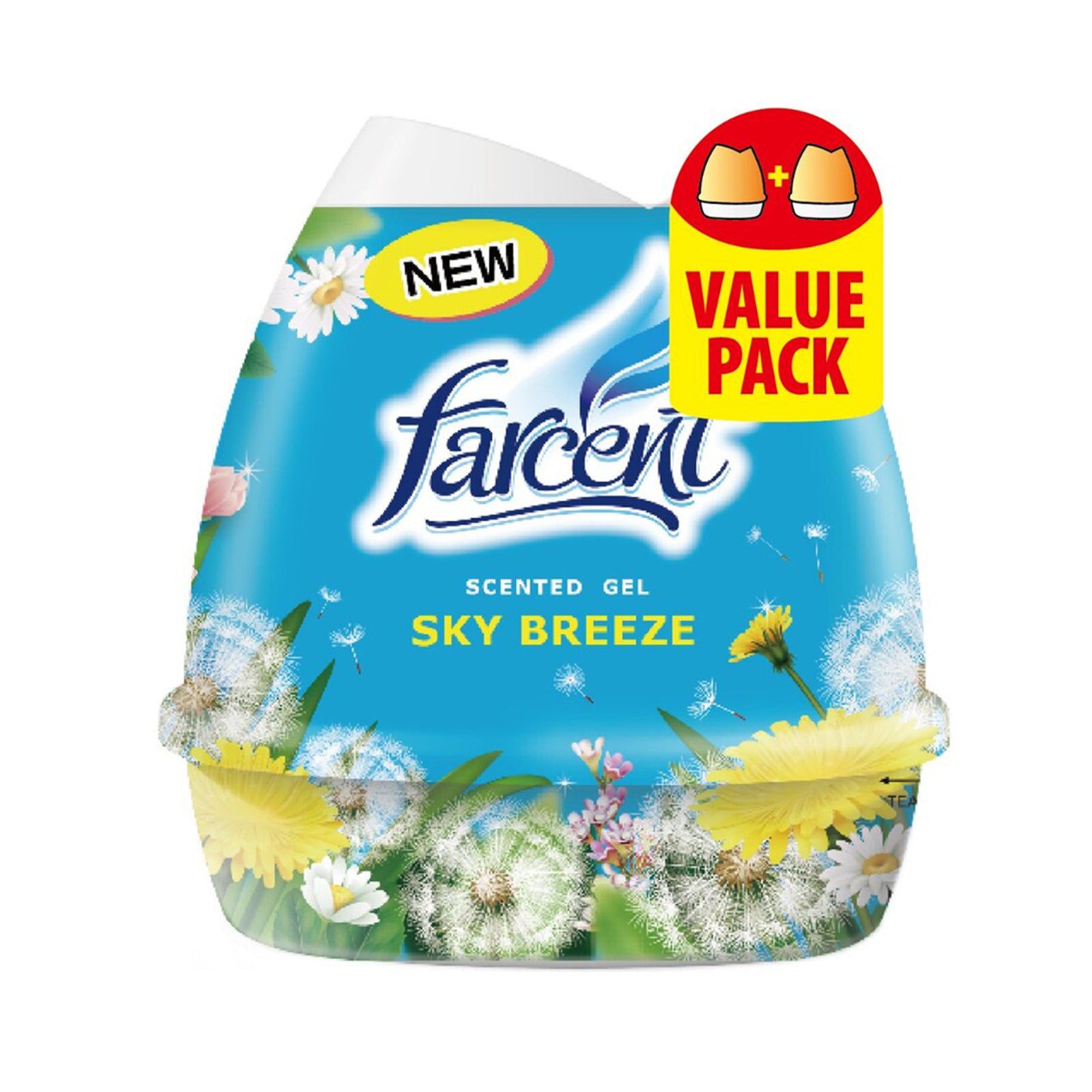 Farcent Scented Gel Sky Breeze 200g x 2