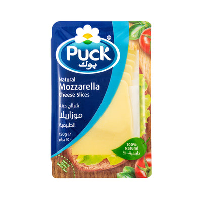 Puck Natural Mozzarella Cheese Slice 150g