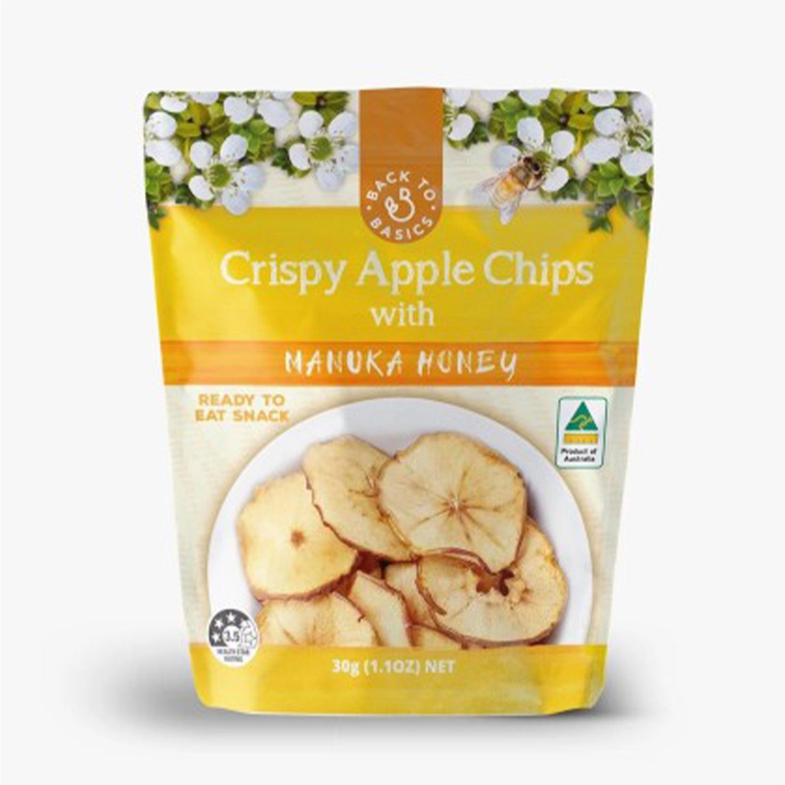 DJ and A Crispy Apple Slices Manuka Honey 30g