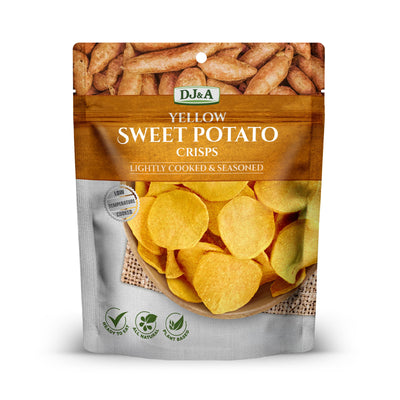 Dj & A Yellow Sweet Potato Crisps 55g