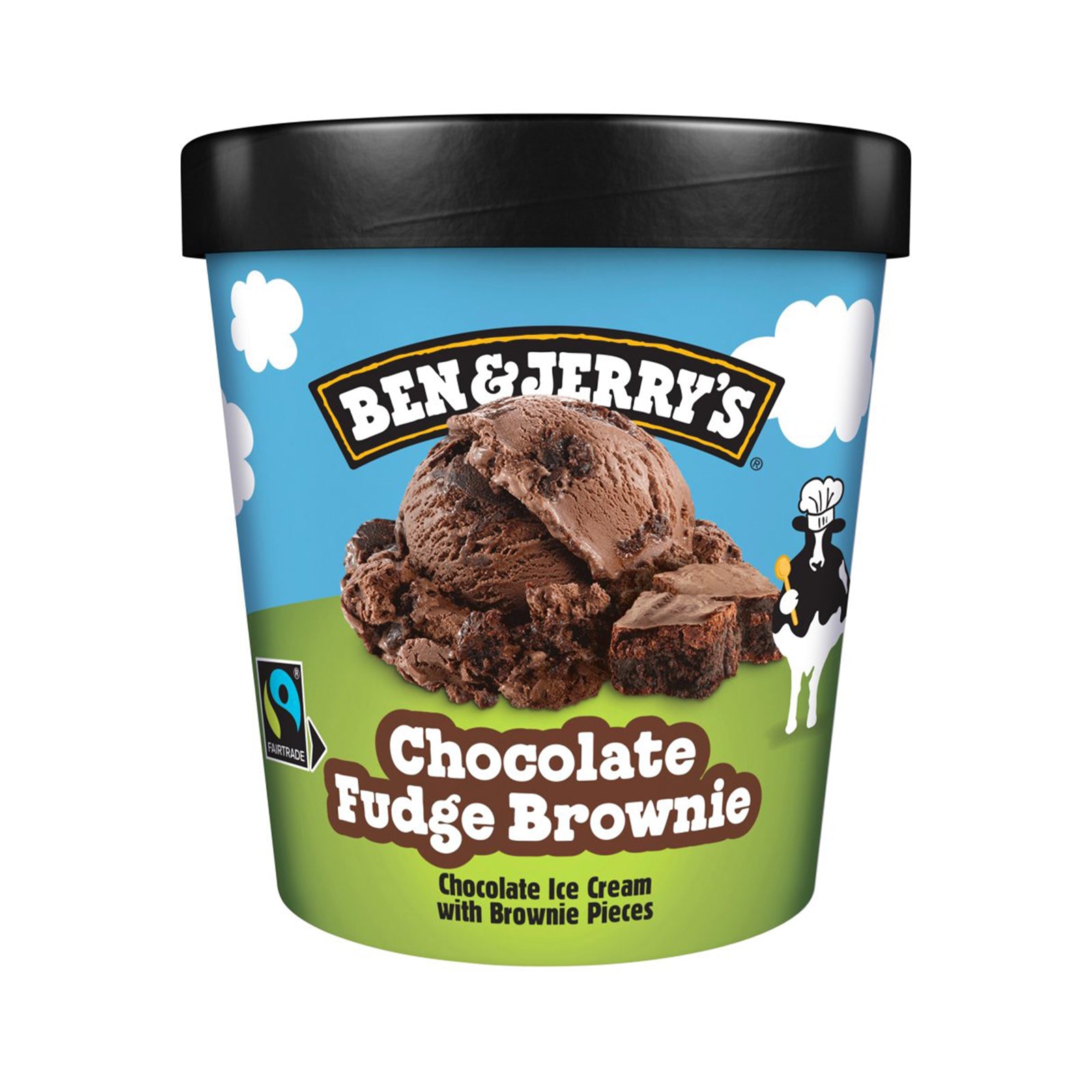 Ben & Jerry Choc Fudge Brownie Ice Cream Tub 465ml