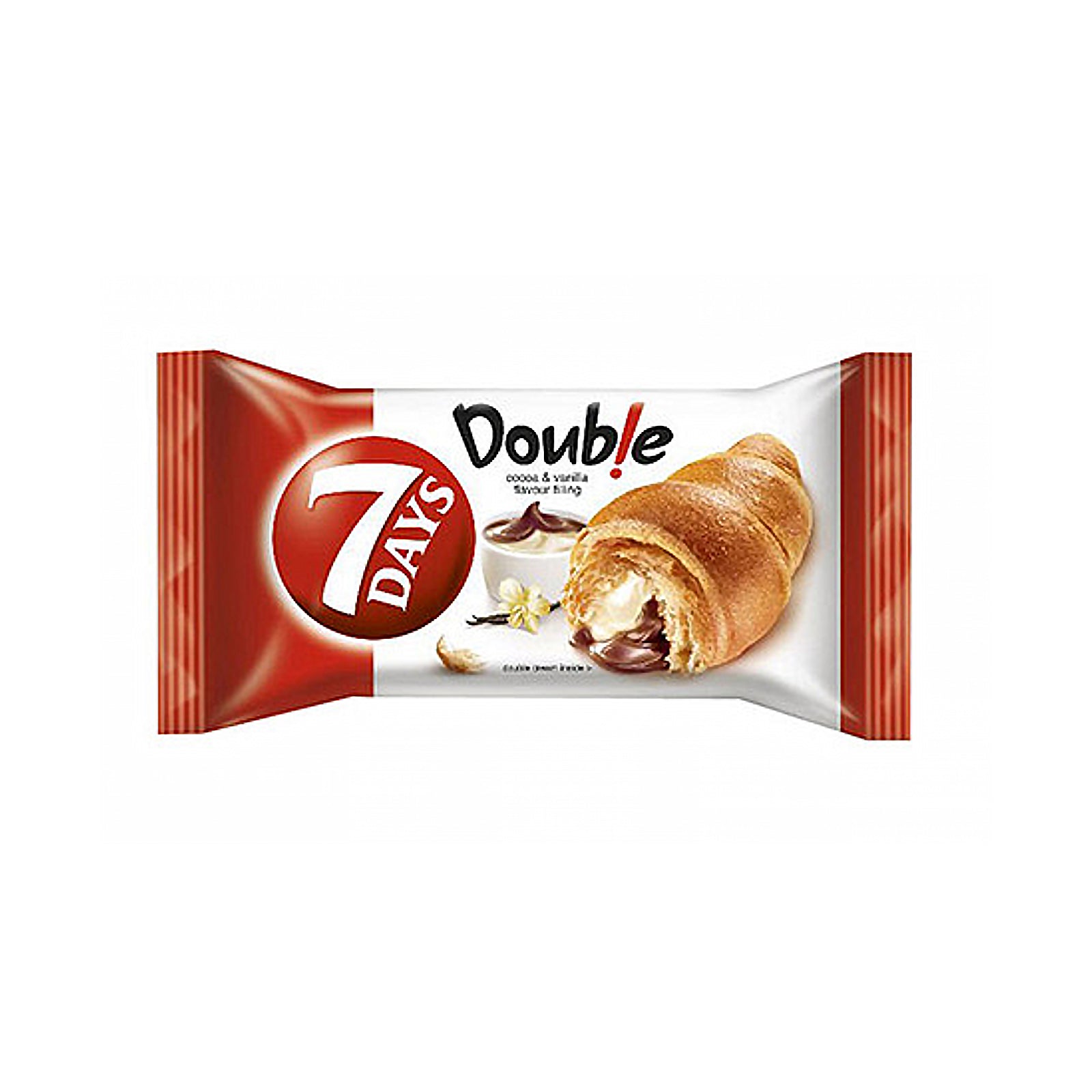 7 Days Croissant Double Cream Chocolate and Vanilla 62g