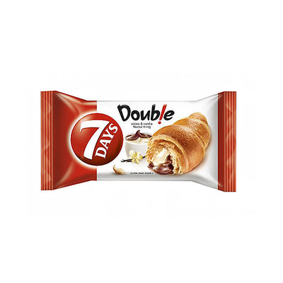 7 Days Croissant Double Cream Chocolate and Vanilla 62g