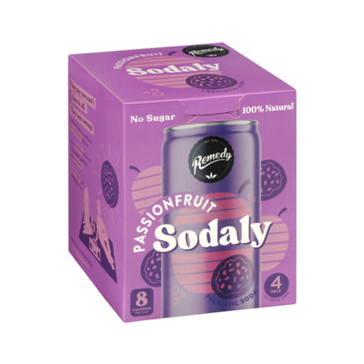 Remedy Sodaly Prebiotic Soda Passionfruit 250ml