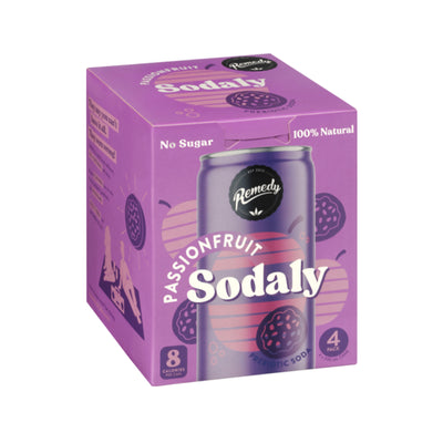 Remedy Sodaly Prebiotic Soda Passionfruit 250ml