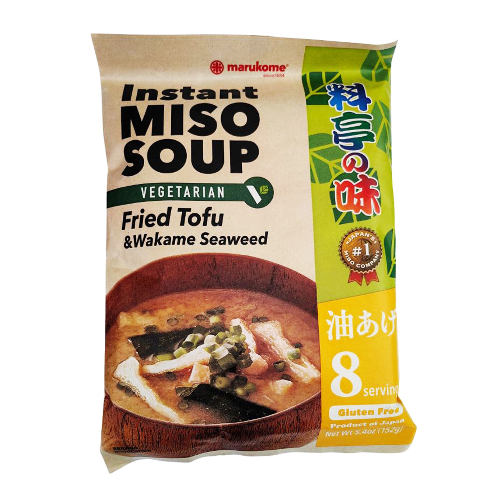 Marukome Miso Soup Fried Tofu Vegetable 8servings