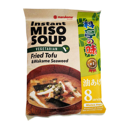 Marukome Miso Soup Fried Tofu Vegetable 8servings