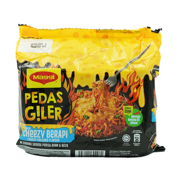 Maggi Pedas Giler Cheese Intant Noodles 73g x 5