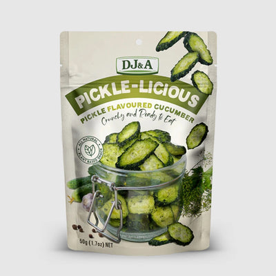 DJ and A Pickle-Licious Cucumber Crisps 50g